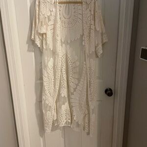 Rebellion Cream Lace Tunic